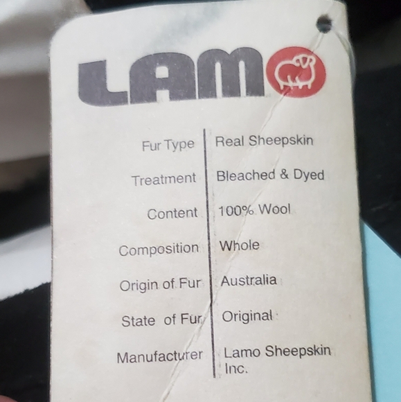 New $60 LAMO LEWIS Real Australia SHEEPSKIN WOOL SUEDE Slippers MEN 14 NIB NWT - Picture 7 of 7